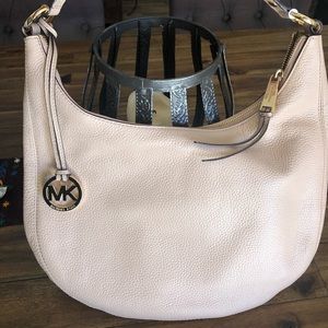 Blush leather Michael Kors purse